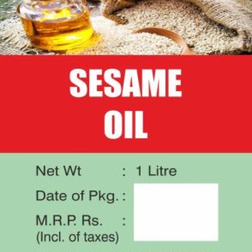 Cold Pressed Sesame Oil