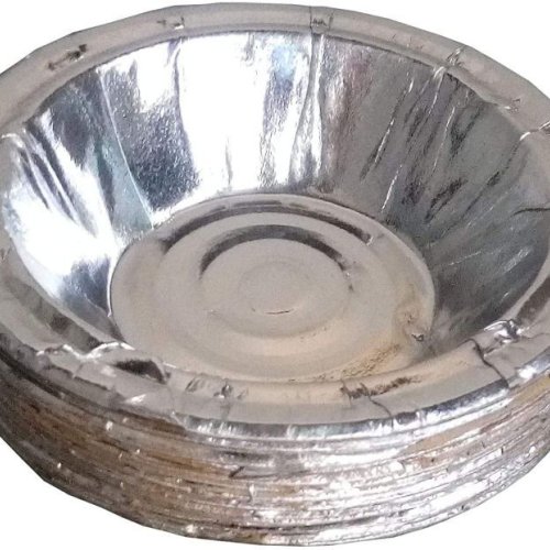 6 Inch Silver Foil Disposable Paper Dona