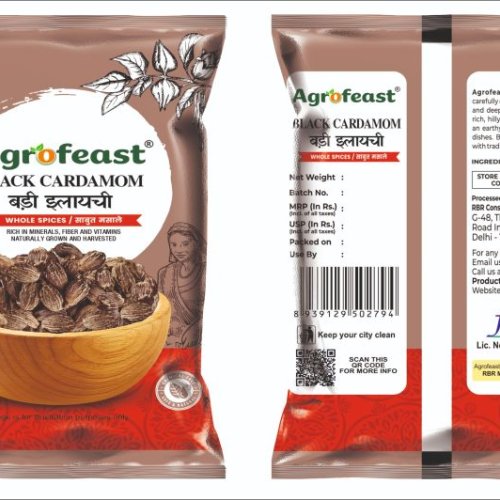 Agrofeast Premium Black Cardamom Pods