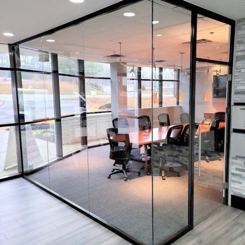 Frameless Glass Partition