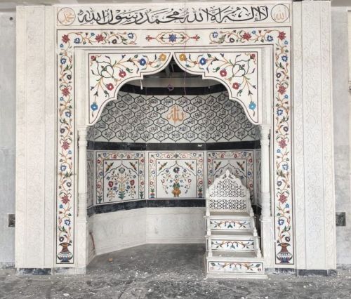 White Marble Mehrab