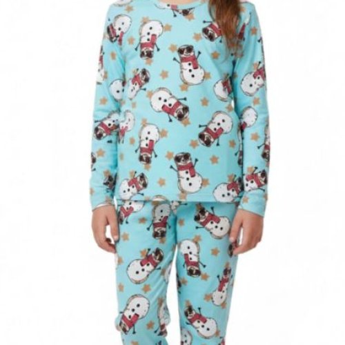 Girls Printed Winter Night Suit