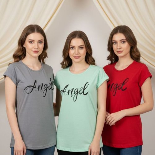 Ladies Half Sleeves T Shirt