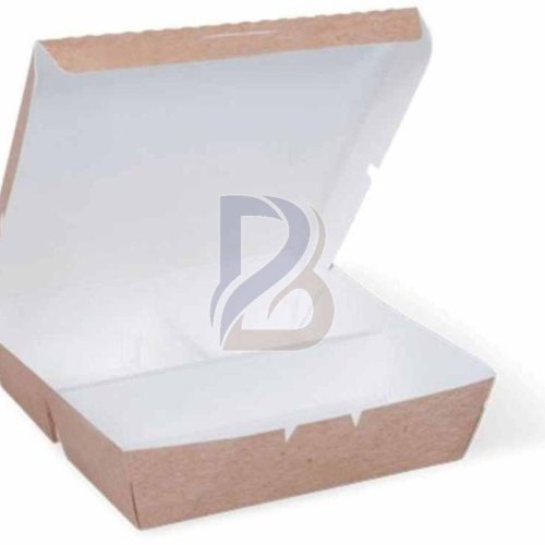 3 Compartment Kraft Paper Lunch Box