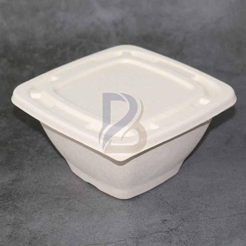 Eco Small Square Bagasse Bowl