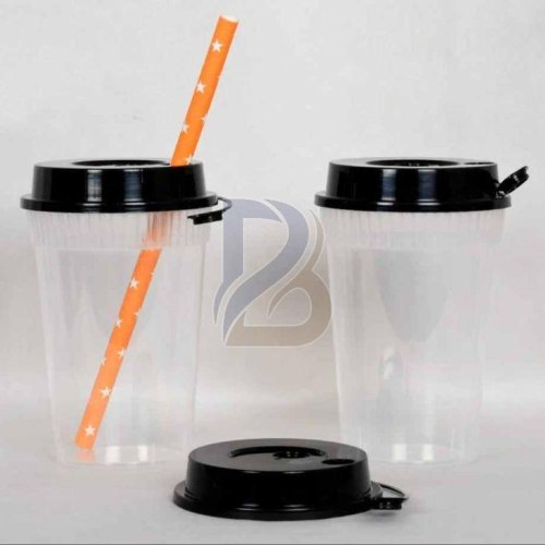 Frosted Connection Lid PP Hard Cup