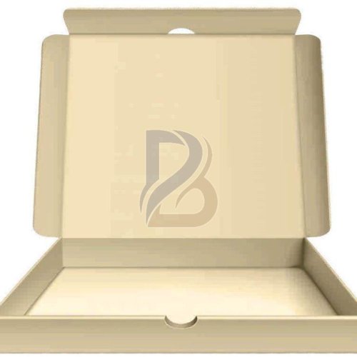 Plain Brown Corrugated Pizza Box