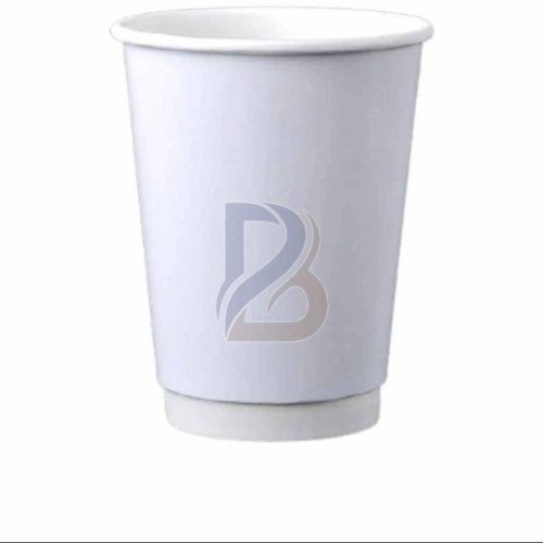 White Double Wall Hot Coffee Cup