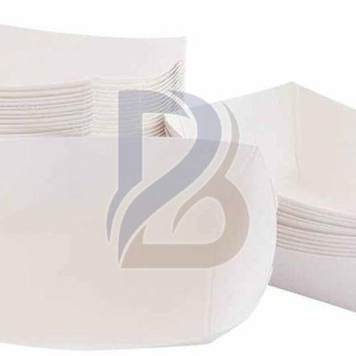 White Paper Food Tray