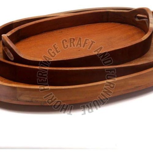 Oval Wooden Trays