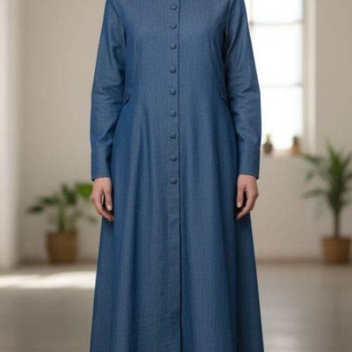 Premium Denim Abaya