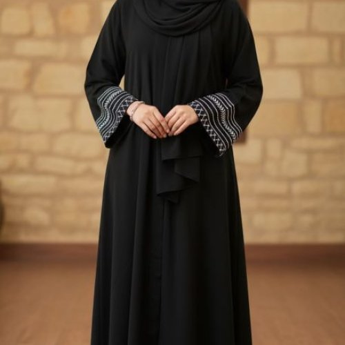 Premium Front Open Abaya