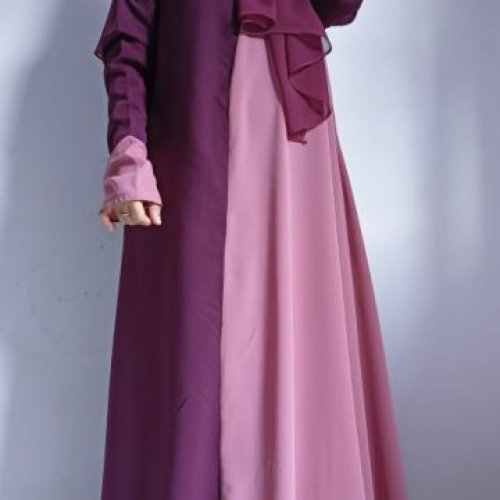 Premium Two Tone Abaya