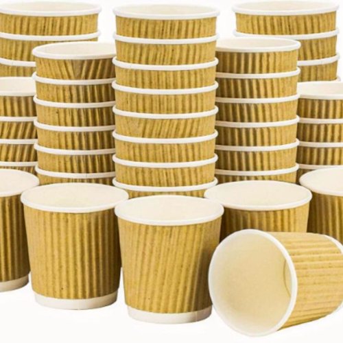 Disposable Plain Paper Coffee Cup