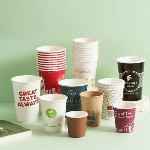 Disposable Printed Paper Tea Cup