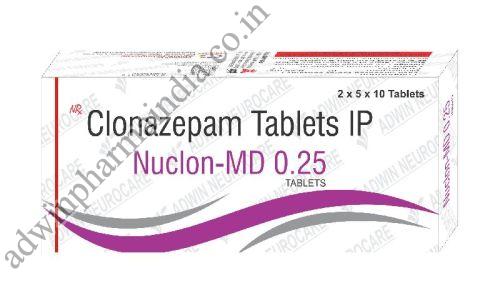 Nuclon-MD 0.25mg Tablets