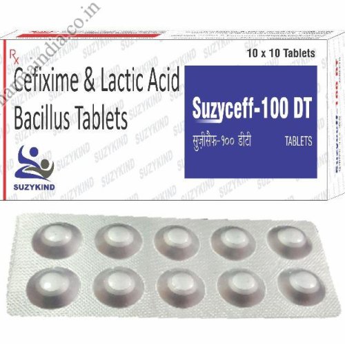 Suzyceff 100mg DT Tablets