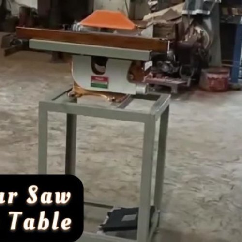 Tilting Table Circular Saw With Stand