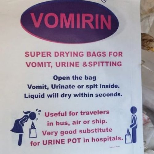Disposable Vomit Gel Bags