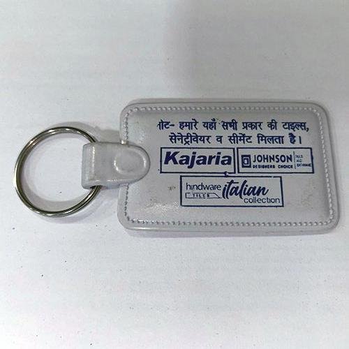 Promotional White Keychain for Tiles and Sanitaryware