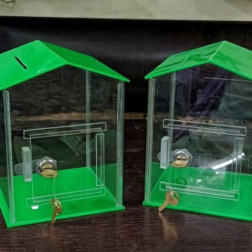 Transparent Acrylic Donation Box