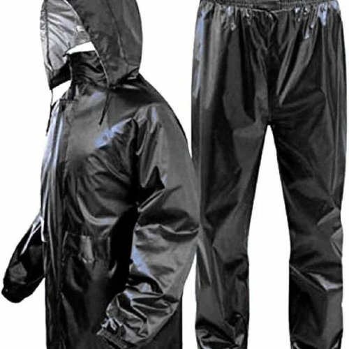 Mens Black Rain Coat