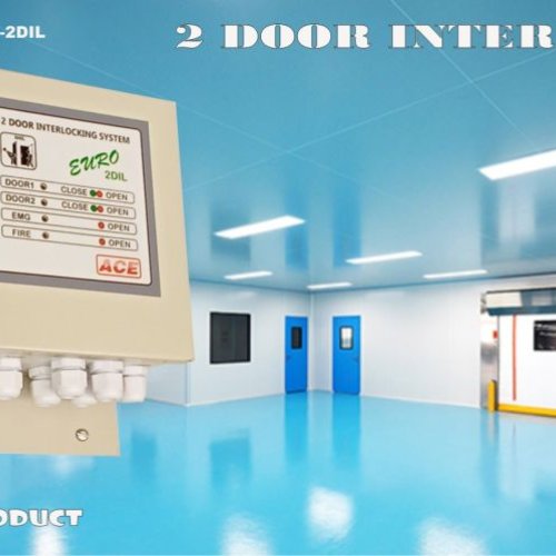clean room 2 door interlock system