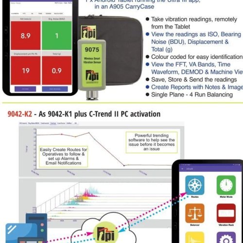 Vibration Route Collector  with Bluetooth Sensor &AMP; Balancer Without Techo