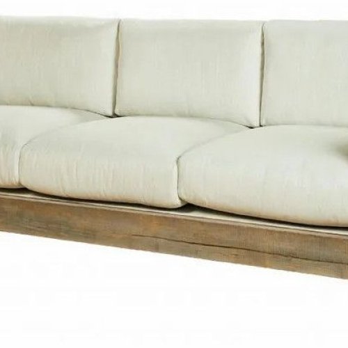 3 Seater Mid Century Modern Fabric Sofa