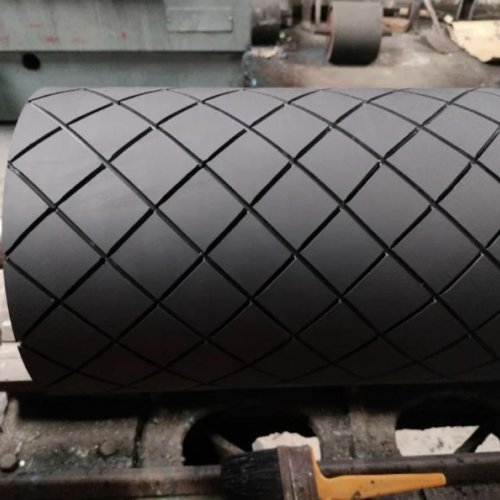 Grooved Rubber Roller