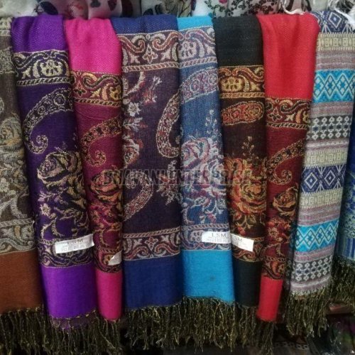 Jacquard Woven Pashmina Shawl