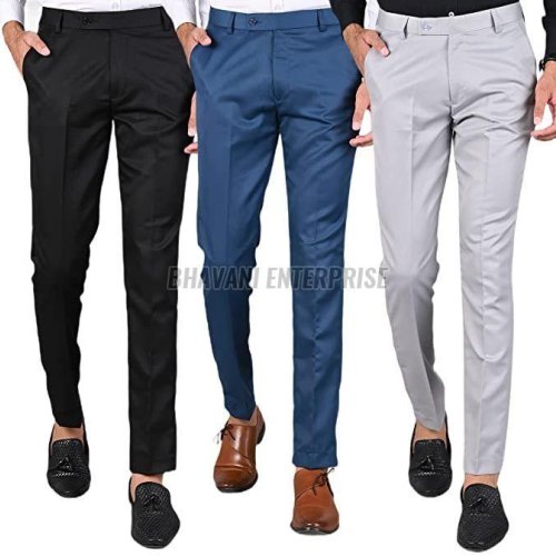 Mens Slim Fit Formal &AMP; Casual Trousers