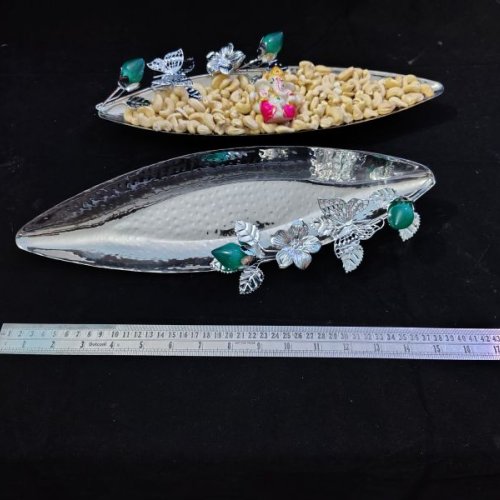 Stainless Steel Designer Dry Fruit Platter
