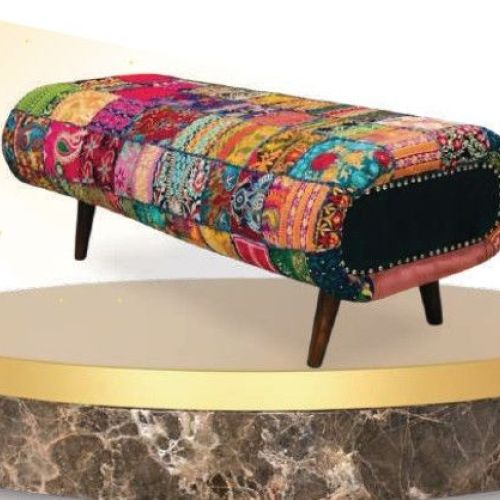 Printed Three Seater Sofa
