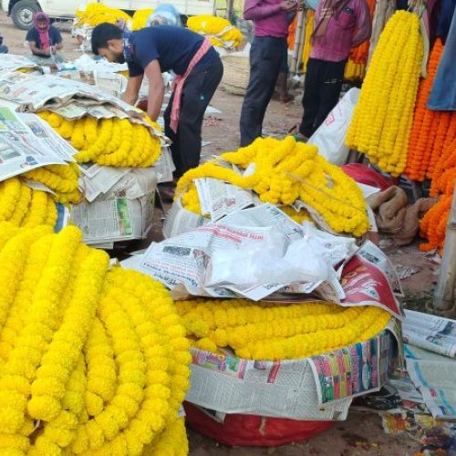 Marigold Flower Garland