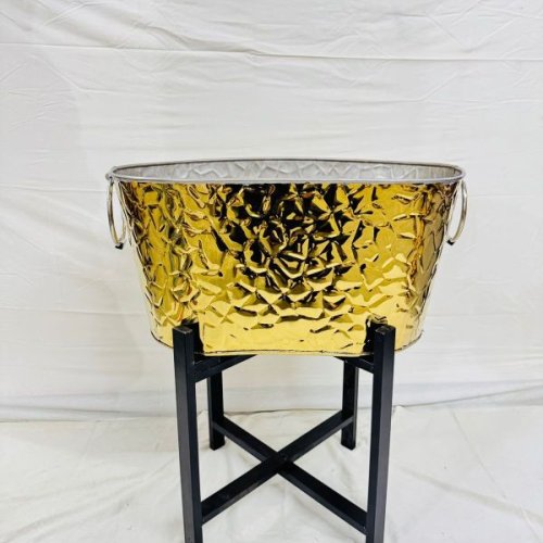 Golden Stainless Steel Dustbin