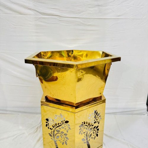 Antique Stainless Steel Decorative Plate Stand