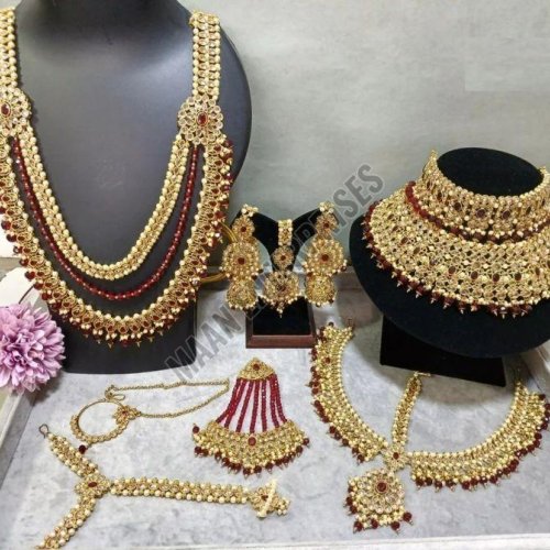 Polki Style Necklace Set