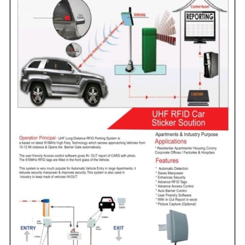 Automatic Boom Barriers With RF Id