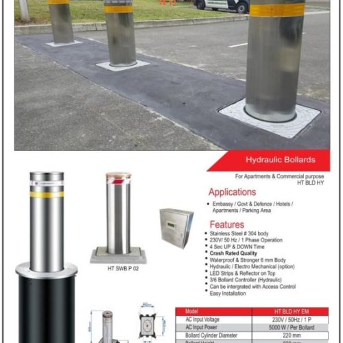 Automatic Rising Hydraulic Bollard