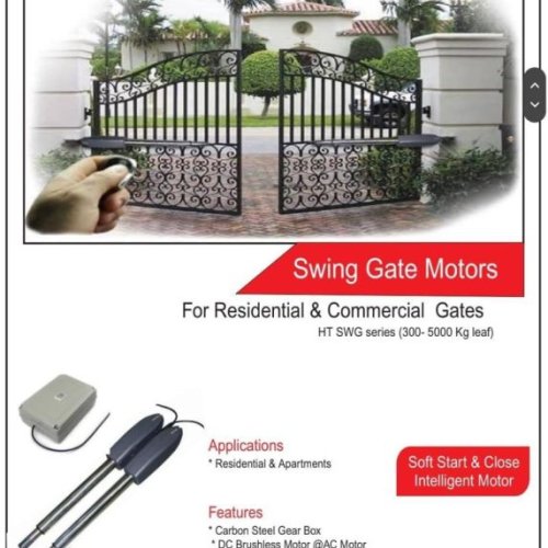 Mild Steel Motorized Retractable Gate