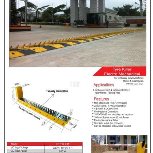 Mild Steel Road Spike Barrier