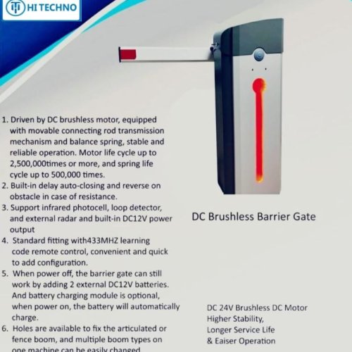 DC LED Boom Barrier