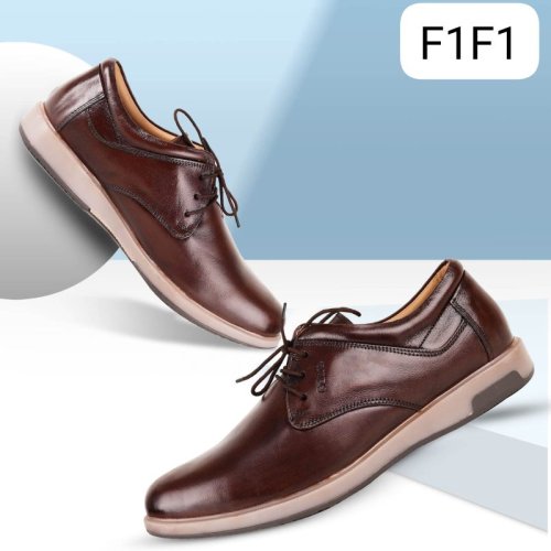 Mens Brown Derby Shoes