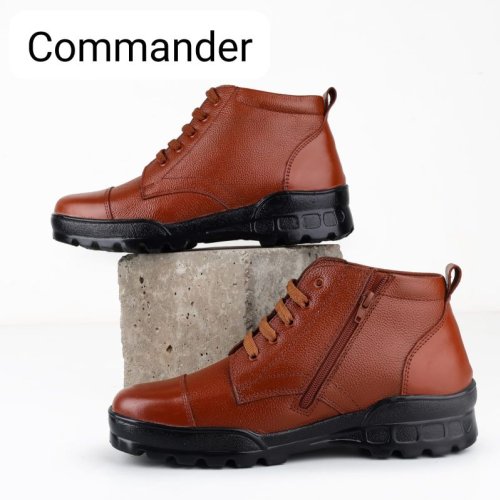 FORB  Mens Brown High Ankle Lace Up Boots