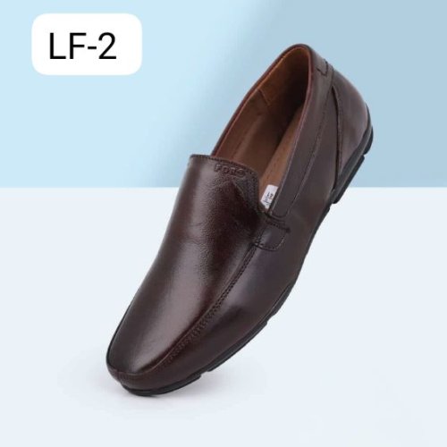 Mens Brown Leather Loafer Shoes