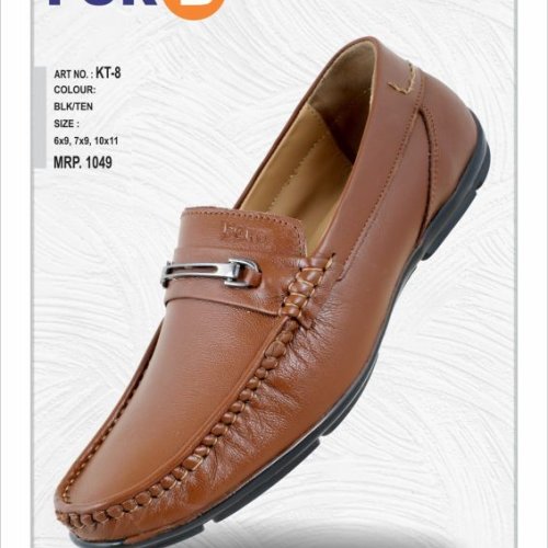 Men Tan Loafer Shoes