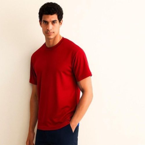 Polyester Round Neck Promotional T Shirt