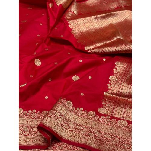 Handwoven Banarasi Pure Katan Silk Saree