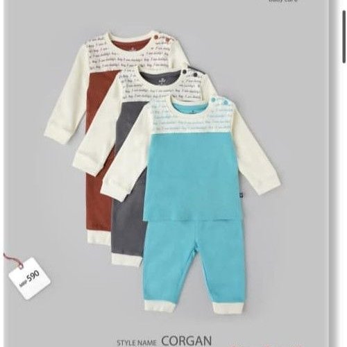 Baby Cotton Full Sleeve Top & Bottom Set